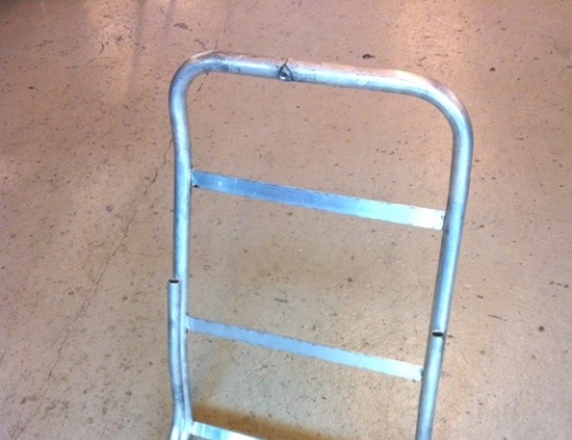 Alumium chair frame